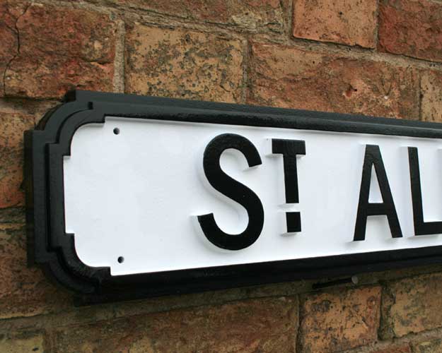 UK Street Sign - St Albans